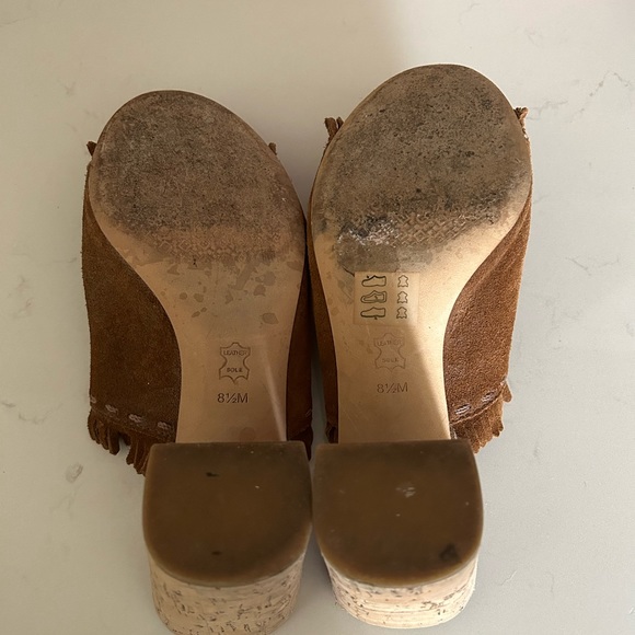 Tory Burch Femme Soft Suede Sandal heels - Picture 5 of 11
